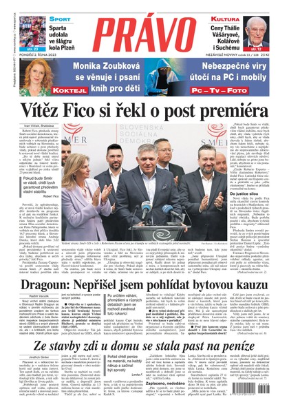 E-magazín Deník Právo - 2.10.2023 - Borgis, a.s.