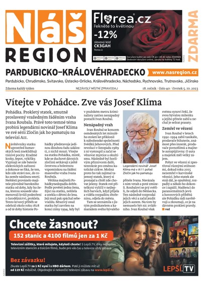 E-magazín Náš Region - Pardubicko/Královéhradecko 40/2023 - A 11 s.r.o.