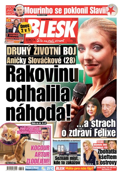 E-magazín Blesk - 7.10.2023 - CZECH NEWS CENTER a. s.