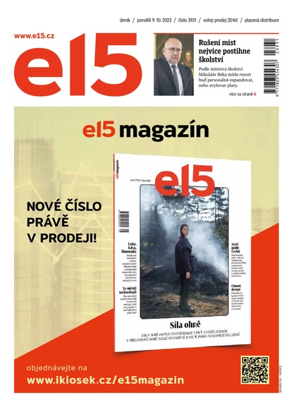 E-magazín E15 - 9.10.2023 - CZECH NEWS CENTER a. s.