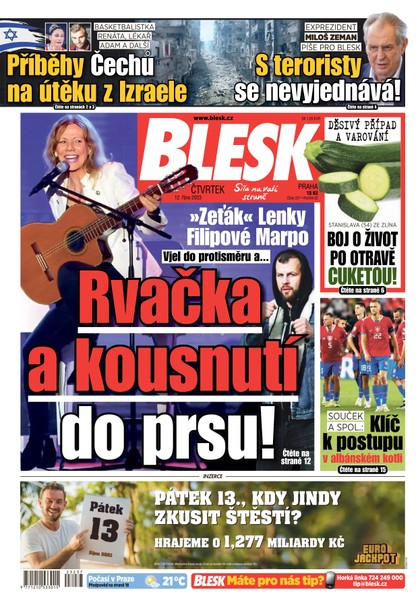 E-magazín Blesk - 12.10.2023 - CZECH NEWS CENTER a. s.