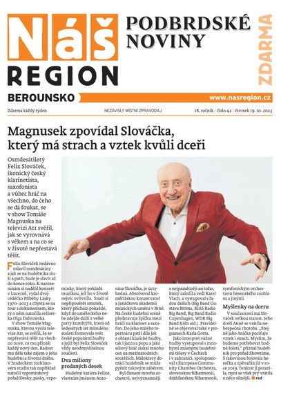 E-magazín Náš Region - Berounsko 42/2023 - A 11 s.r.o.