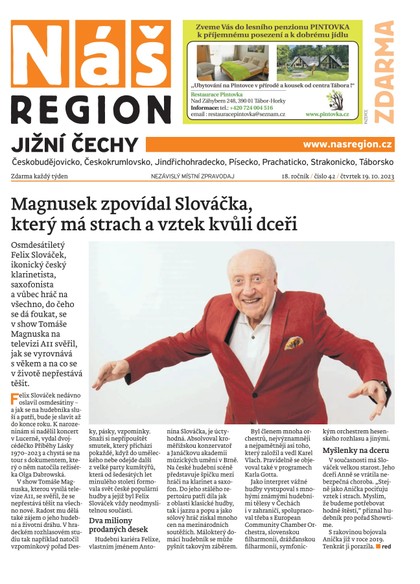 E-magazín Náš Region - Jižní Čechy 42/2023 - A 11 s.r.o.