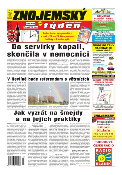 E-magazín Znojemský týden 43/2023 - Znojemský týden