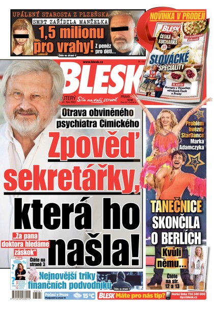 E-magazín Blesk - 24.10.2023 - CZECH NEWS CENTER a. s.