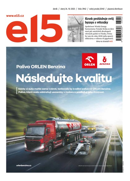 E-magazín E15 - 24.10.2023 - CZECH NEWS CENTER a. s.