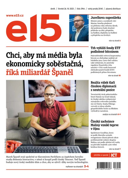 E-magazín E15 - 26.10.2023 - CZECH NEWS CENTER a. s.