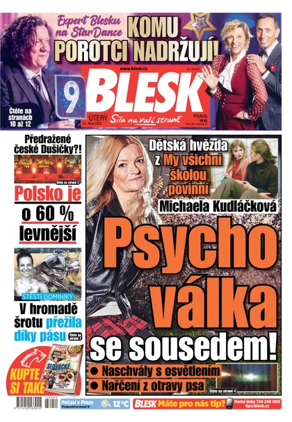 E-magazín Blesk - 31.10.2023 - CZECH NEWS CENTER a. s.