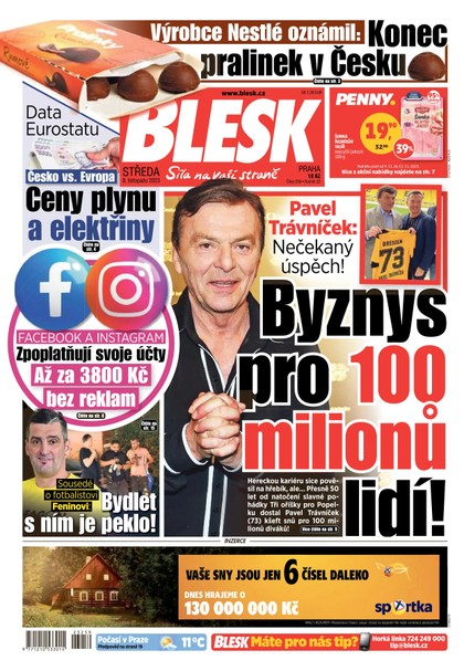 E-magazín Blesk - 8.11.2023 - CZECH NEWS CENTER a. s.