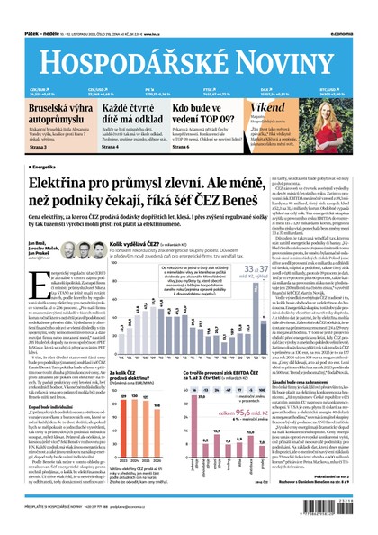 E-magazín HN 218 - 10.11.2023 - Economia, a.s.