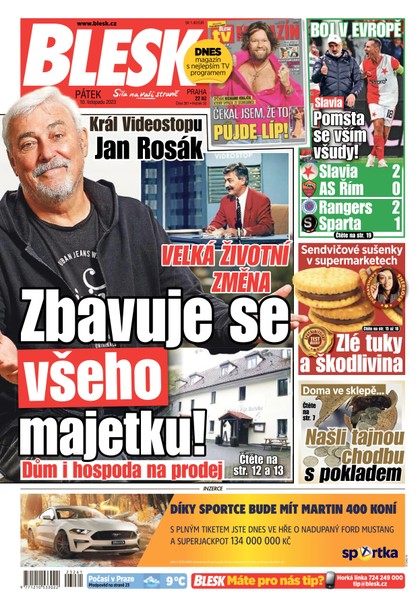 E-magazín Blesk - 10.11.2023 - CZECH NEWS CENTER a. s.