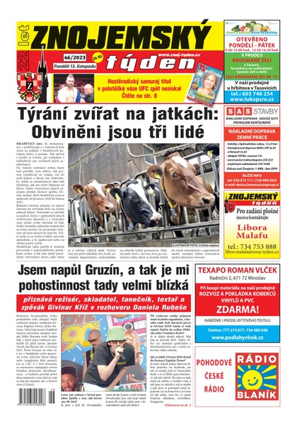 E-magazín Znojemský týden 46/2023 - Znojemský týden