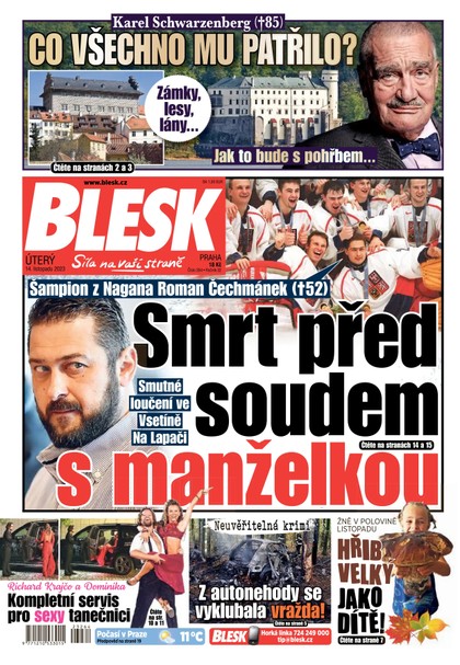 E-magazín Blesk - 14.11.2023 - CZECH NEWS CENTER a. s.