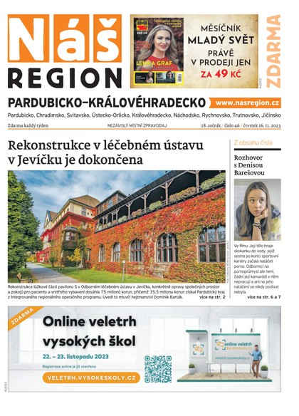 E-magazín Náš Region - Pardubicko/Královéhradecko 46/2023 - A 11 s.r.o.