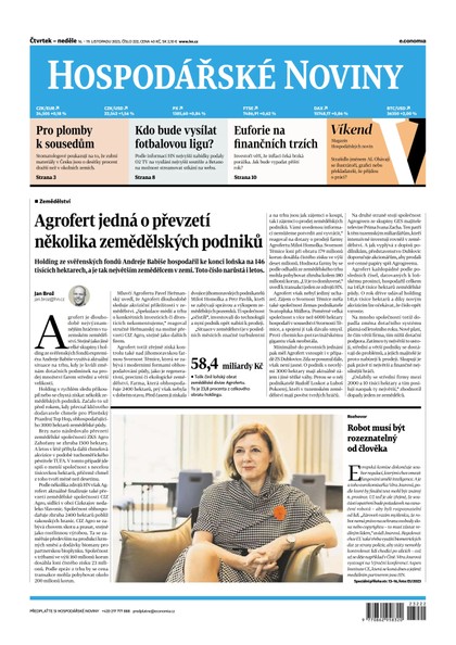 E-magazín HN 222 - 16.11.2023  - Economia, a.s.