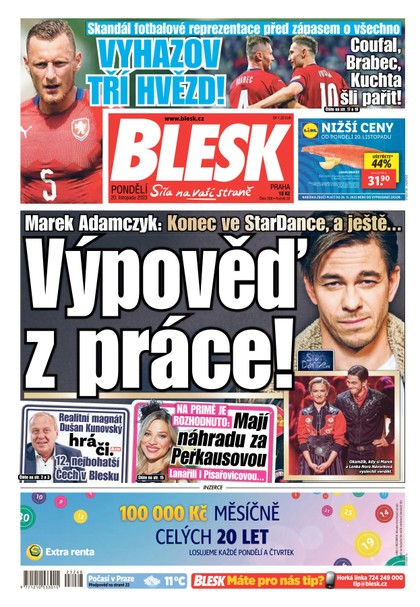 E-magazín Blesk - 20.11.2023 - CZECH NEWS CENTER a. s.