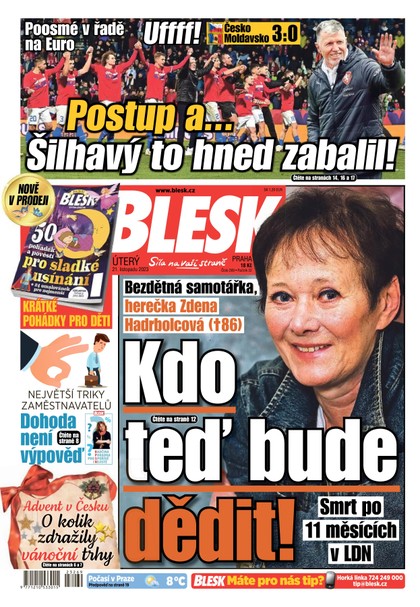 E-magazín Blesk - 21.11.2023 - CZECH NEWS CENTER a. s.