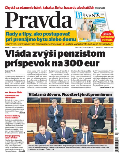 E-magazín Denník Pravda 22. 11. 2023 - OUR MEDIA SR a. s.