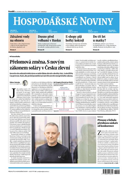 E-magazín HN 228 - 27.11.2023 - Economia, a.s.