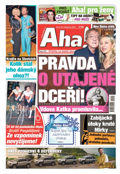 E-magazín AHA! - 28.11.2023 - CZECH NEWS CENTER a. s.