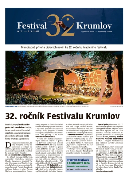 E-magazín příloha Festival Krumlov - MAFRA, a.s.