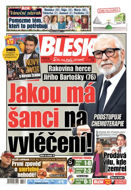 E-magazín Blesk - 1.12.2023 - CZECH NEWS CENTER a. s.
