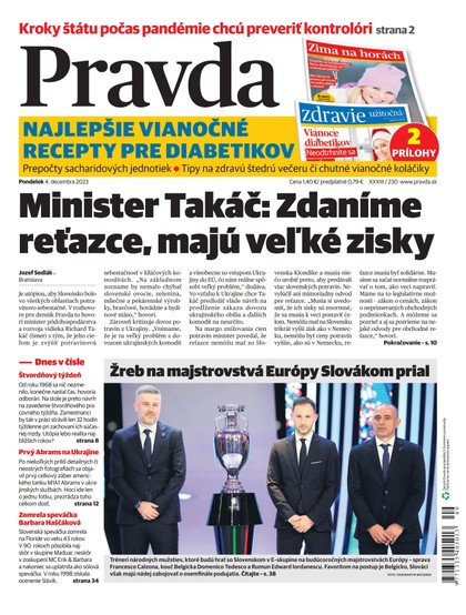 E-magazín Denník Pravda 04. 12. 2023 - OUR MEDIA SR a. s.