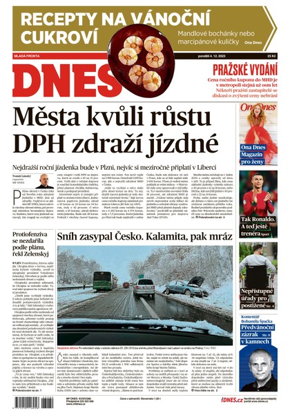 E-magazín MF DNES - 4.12.2023 - MAFRA, a.s.