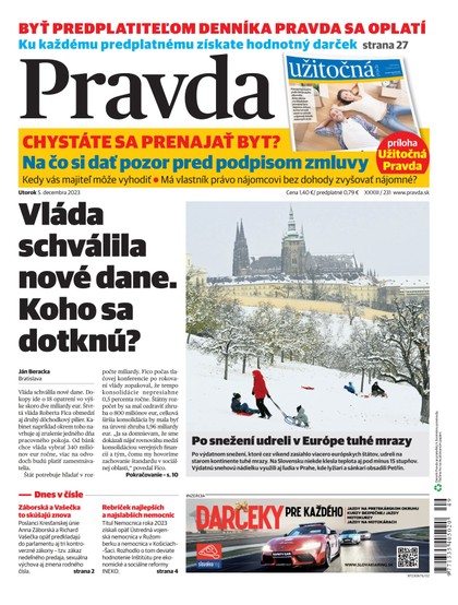 E-magazín Denník Pravda 5. 12. 2023 - OUR MEDIA SR a. s.