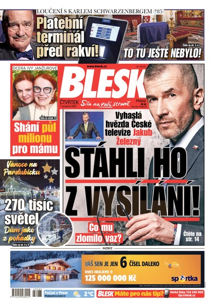 E-magazín Blesk - 7.12.2023 - CZECH NEWS CENTER a. s.