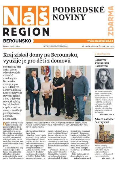 E-magazín Náš Region - Berounsko 49/2023 - A 11 s.r.o.