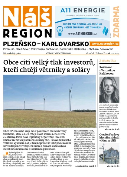 E-magazín Náš Region - Karlovarsko 49/2023 - A 11 s.r.o.