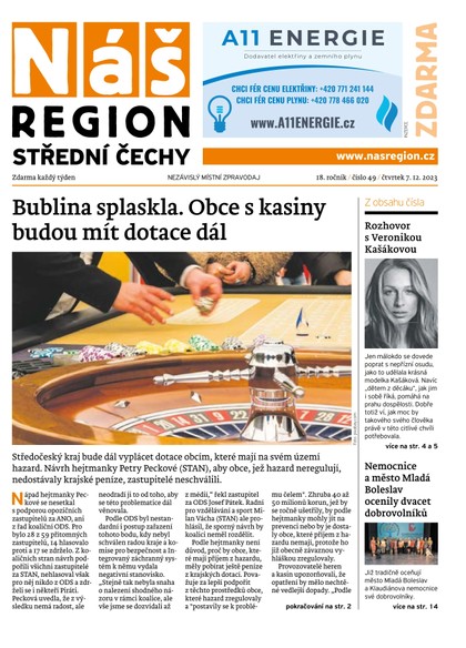 E-magazín Náš Region - Střední Čechy 49/2023 - A 11 s.r.o.