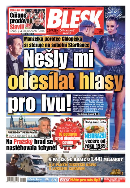 E-magazín Blesk - 14.12.2023 - CZECH NEWS CENTER a. s.