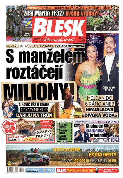 E-magazín Blesk - 18.12.2023 - CZECH NEWS CENTER a. s.