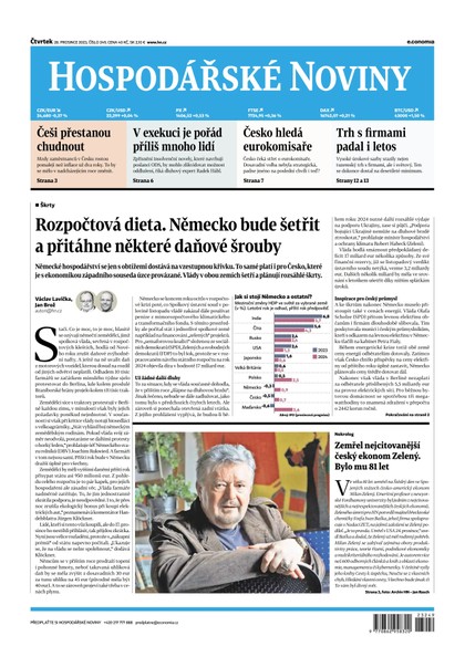 E-magazín HN 249 - 28.12.2023  - Economia, a.s.