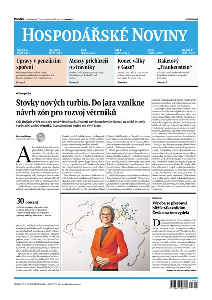 E-magazín HN 015 - 22.1.2024 - Economia, a.s.