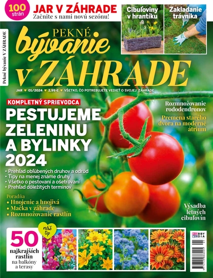 E-magazín Pekné bývanie v záhrade 2024 01 - Hobby Media