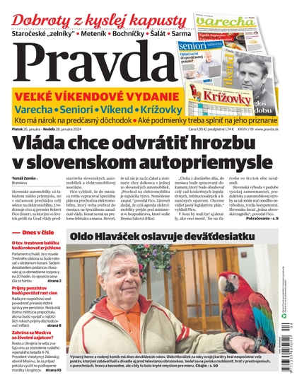 E-magazín Denník Pravda 26. 01. 2024 - OUR MEDIA SR a. s.