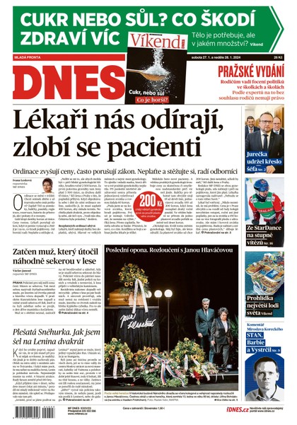 E-magazín MF DNES - 27.1.2024 - MAFRA, a.s.