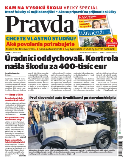 E-magazín Denník Pravda 30. 1. 2024 - OUR MEDIA SR a. s.