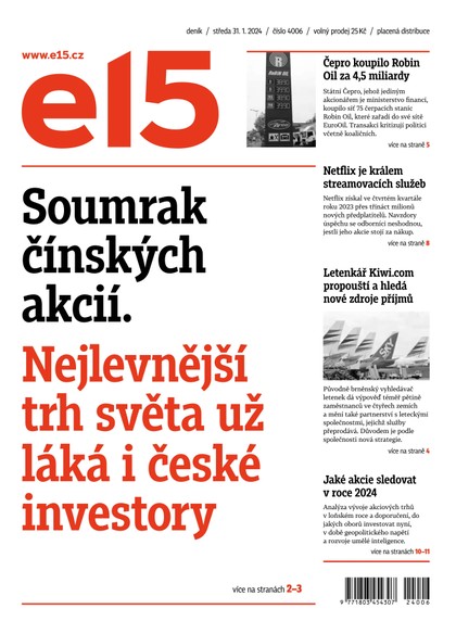 E-magazín E15 - 31.1.2024 - CZECH NEWS CENTER a. s.