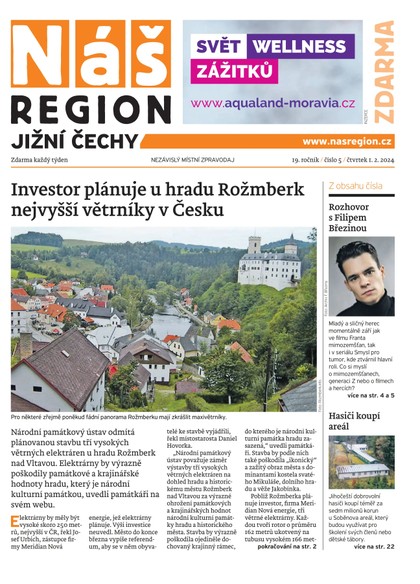 E-magazín Náš Region - Jižní Čechy 5/2024 - A 11 s.r.o.