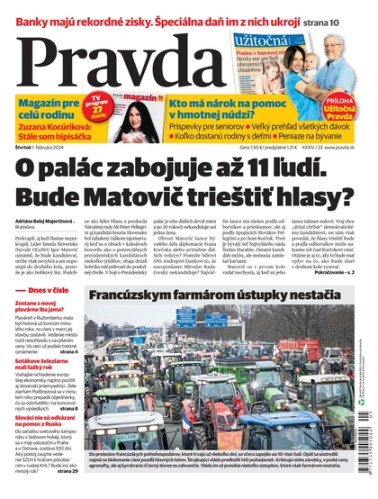 E-magazín Denník Pravda 1. 2. 2024 - OUR MEDIA SR a. s.