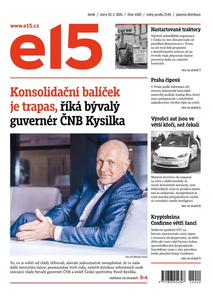 E-magazín E15 - 20.2.2024 - CZECH NEWS CENTER a. s.