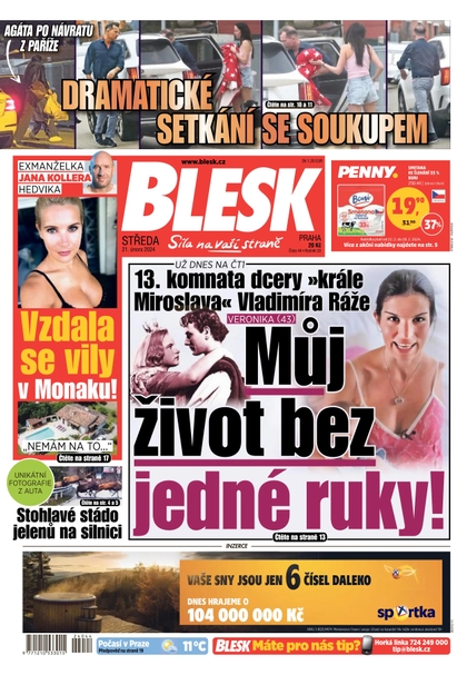 E-magazín Blesk - 21.2.2024 - CZECH NEWS CENTER a. s.