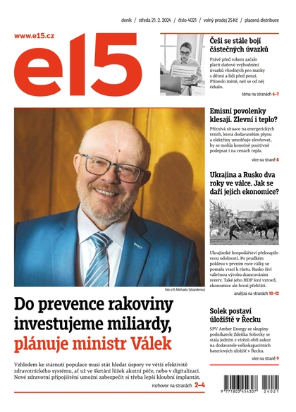 E-magazín E15 - 21.2.2024 - CZECH NEWS CENTER a. s.