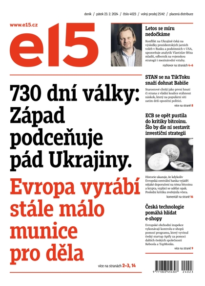 E-magazín E15 - 23.2.2024 - CZECH NEWS CENTER a. s.