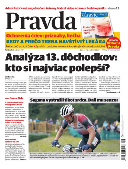 E-magazín Denník Pravda 26. 2. 2024 - OUR MEDIA SR a. s.