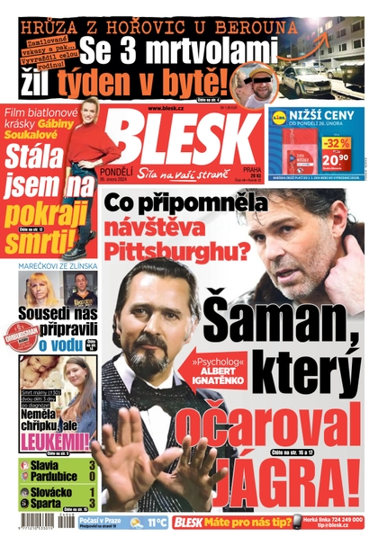 E-magazín Blesk - 26.2.2024 - CZECH NEWS CENTER a. s.